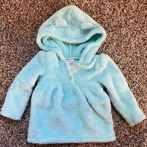Baby Girl Fleece Hooded Pullover